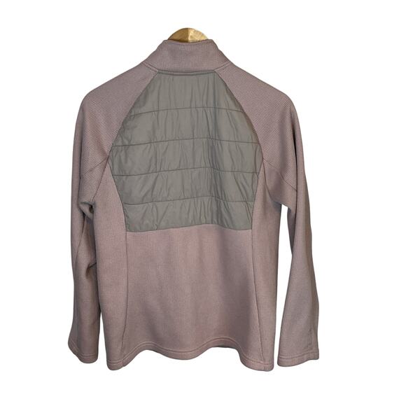 SPYDER Nova Full Zip Hybrid Track Jacket Outdoor Quilted Fleece Coat Pink Large - Picture 14 of 16